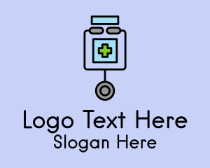 Blood Bag  Stethoscope  logo