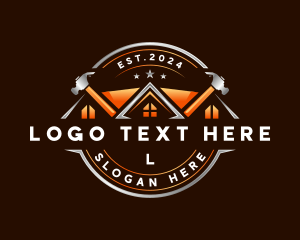 Roofing Hammer Builder Logo