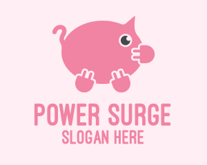 Pig Power Plug logo design