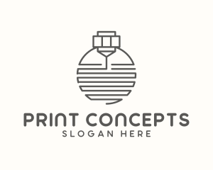 3D Print Machine logo