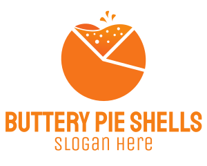 Pie Chart Drink logo design