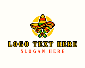 Mexican Sombrero Maracas logo