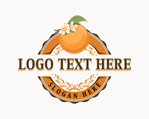 Orange Citrus Fruit logo