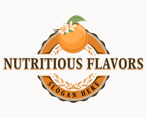 Orange Citrus Fruit logo