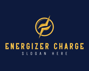 Electrician Lightning Power Energy logo design