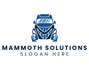 Logistics Transportation Letter M logo design