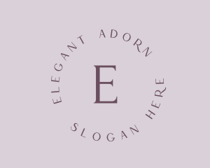 Elegant Boutique Brand logo design