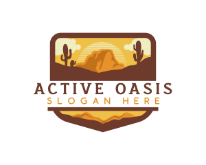 Wild West Desert Adventure logo design