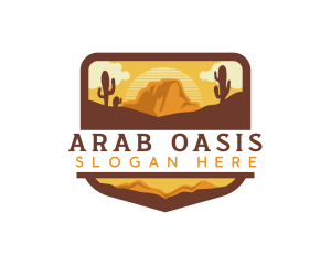 Wild West Desert Adventure logo design