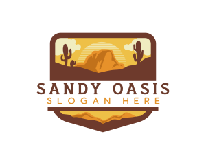 Wild West Desert Adventure logo design