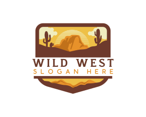 Wild West Desert Adventure logo design