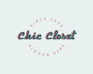 Chic Simple Shop logo design