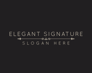 Minimalist Elegant Fashion logo design