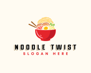 Ramen Noodle Bowl logo design