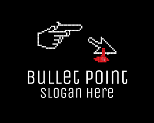 Pixel Murder Game  logo design