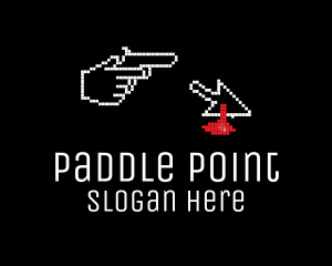 Pixel Murder Game  logo design