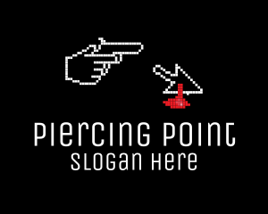 Pixel Murder Game  logo design