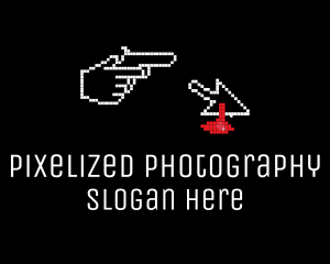 Pixel Murder Game  logo design