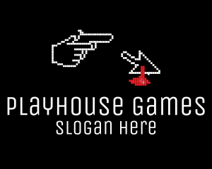 Pixel Murder Game  logo design