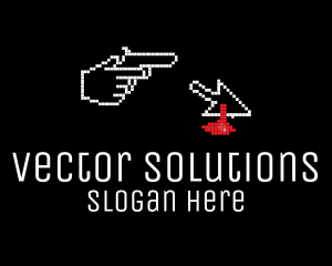 Pixel Murder Game  logo design