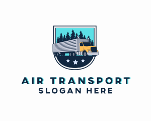 Logistics Cargo Truck logo design