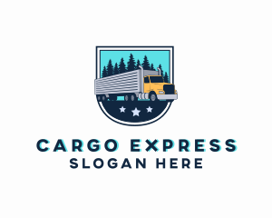 Logistics Cargo Truck logo design