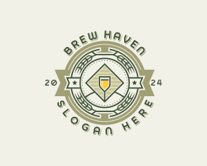 Beer Pub Brewery logo design