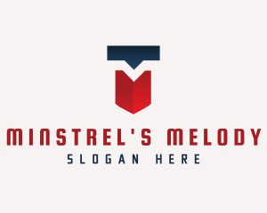 Professional Security Shield Letter M logo design