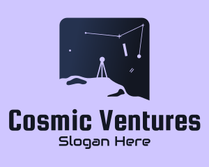 Outer Space Astronomy logo design