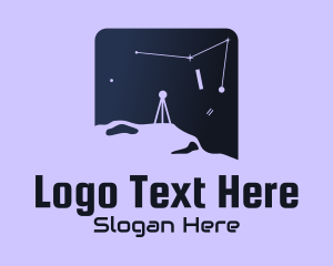 Space - Outer Space Astronomy logo design