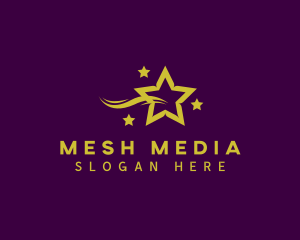 Starry Media  Star logo design