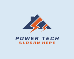 Electrical Bolt Power logo design