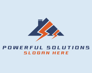 Electrical Bolt Power logo design