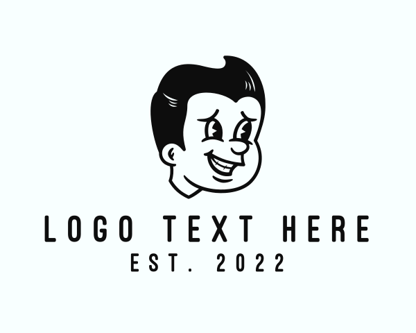 Character logo example 1