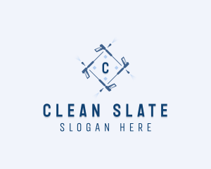 Pressure Washer Cleaning logo design