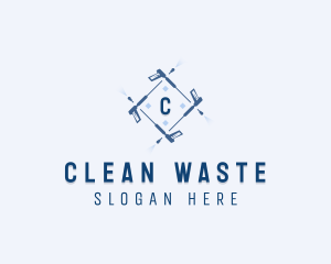 Pressure Washer Cleaning logo design