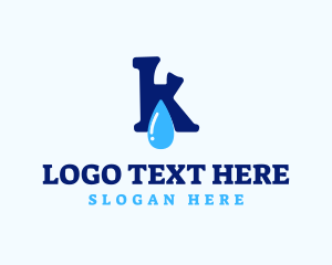 Water Refill Letter K logo