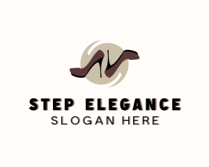 High Heels Shoes logo design