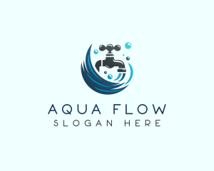 Faucet Water Plumbing logo