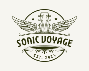 Guitar Musician Band logo