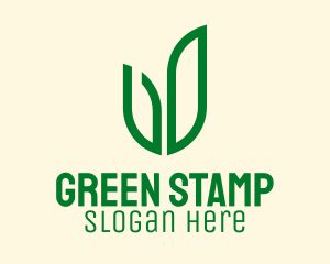 Natural Green Herbs  logo design