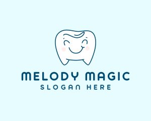 Happy Smiling Tooth logo