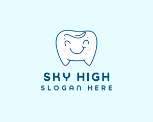 Happy Smiling Tooth logo