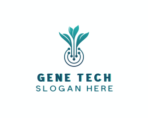 Plant Leaf Biotech logo design