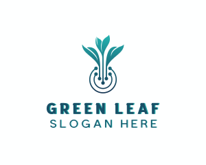 Plant Leaf Biotech logo design