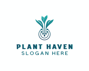 Plant Leaf Biotech logo design