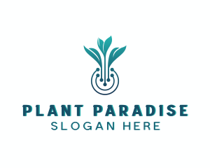 Plant Leaf Biotech logo design