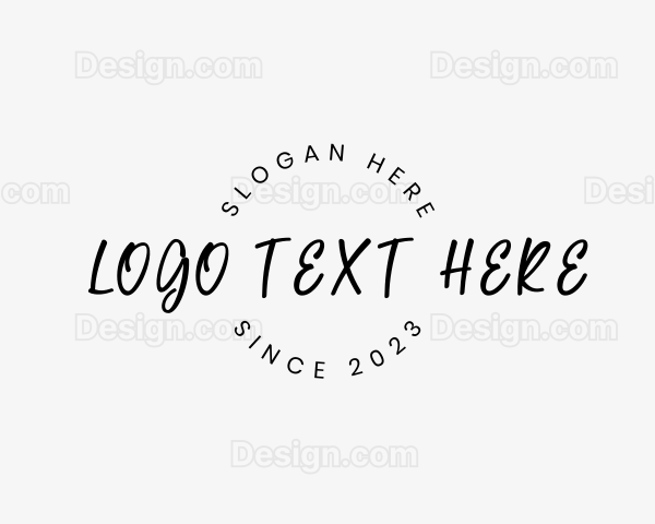 Simple Handwritten Business Logo