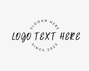 Simple Handwritten Business logo