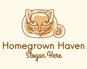 Siamese Cat Pet logo